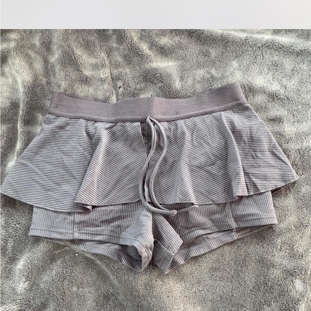 Free People Charcoal Lounge Shorts